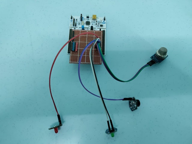 Gas Leakage Detector Using Nucleo