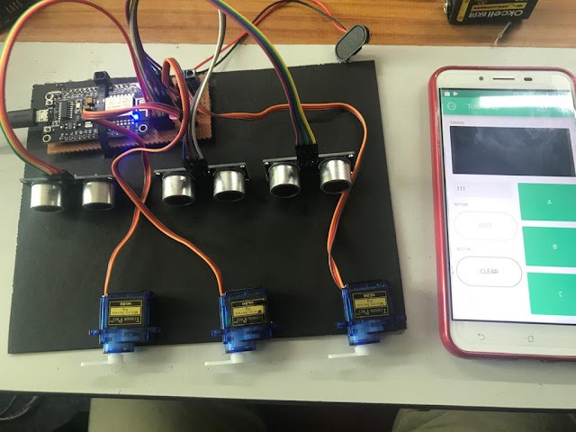 IOT Car Parking System using Nodemcu esp8266 wifi + Blynk